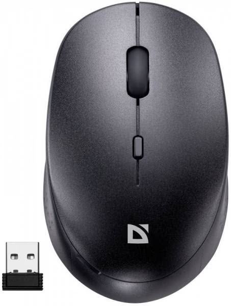 Миша DEFENDER (52027) Auris MB-027,4D,800-1600dpi, silent, чорний 321465 фото