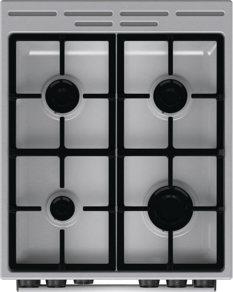 Плита Gorenje газова, 70л, 50x60см, чавун, нерж (GG5A11XF) 374965 фото