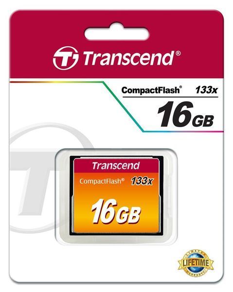 Карта пам'яті Transcend CF 16GB 133X (TS16GCF133) 371729 фото