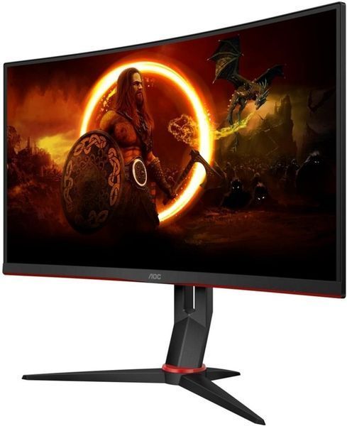 Монітор AOC C27G2Z3/BK FHD VA Curved 280Hz 2*HDMI DP HAS Black/Red 340363 фото