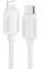 Кабель ESSAGER Breeze USB Cable USB-C To Ligthning 1M 20W (EXCTL-WL02-P) White 317291 фото 1