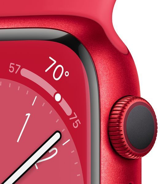 Смарт-годинник Apple Watch Series 8 GPS + LTE 45mm Product Red Aluminum Case With Product Red Sport Band M/L MNVU3 273810 фото