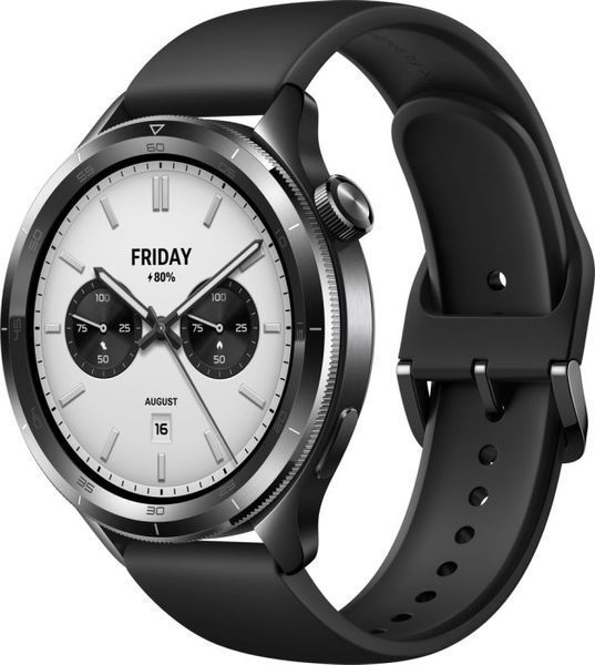 Смарт-годинник Xiaomi Watch S4 41mm Fluororubber Strap (BHR07VRGL) Чорний 396105 фото