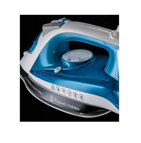 Праска Russell Hobbs Supreme Steam Pro, 2600Вт, 310мл, паровий удар -145гр, постійна пара - 40гр, керам. підошва, синій (23971-56) 373519 фото