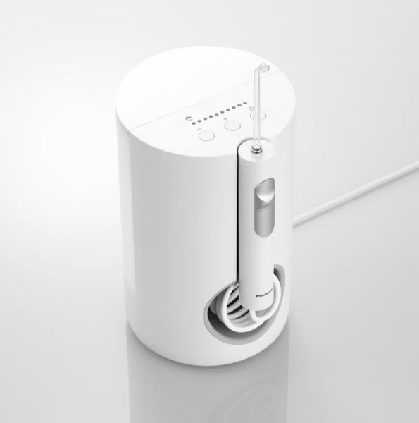 Іригатор Panasonic стаціонарний, чаша 600 мл, від мережі , 4 насадки, білий (EW1614W520) 388792 фото