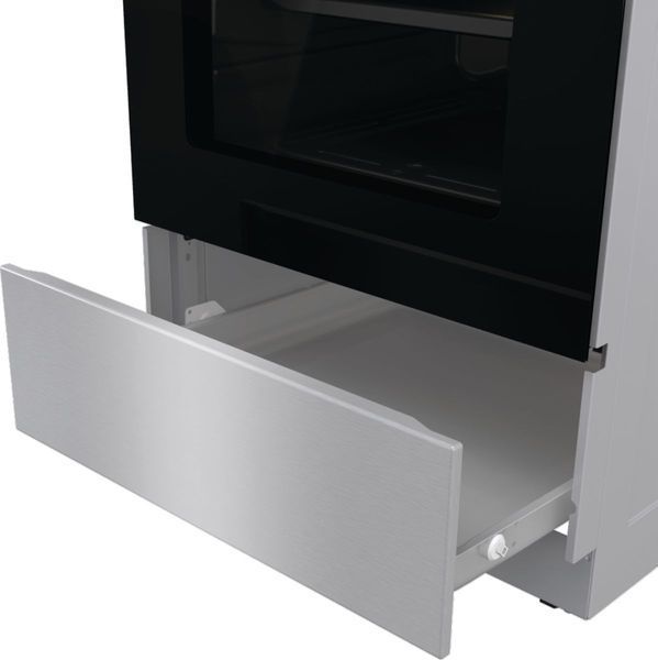 Плита Gorenje газова, 70л, 50x60см, чавун, нерж (GG5A11XF) 374965 фото