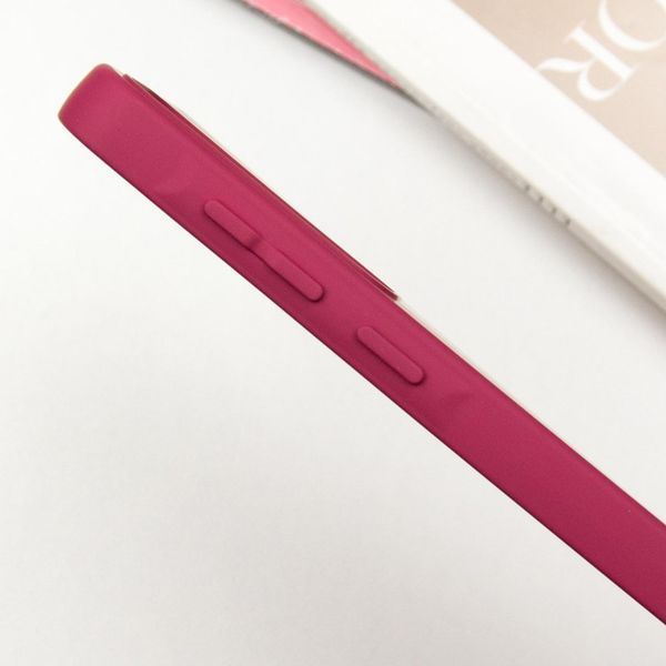 Чохол Silicone Cover Lakshmi Full Camera (A) для Samsung Galaxy S24 Бордовий / Marsala 283912 фото