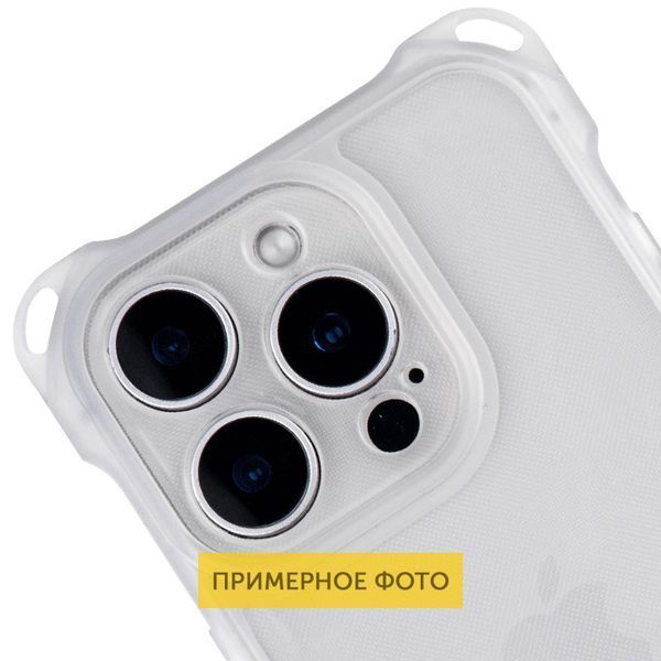 Чохол TPU CrossBody with straps для Apple iPhone 16e (6.1") Transparent 359091 фото