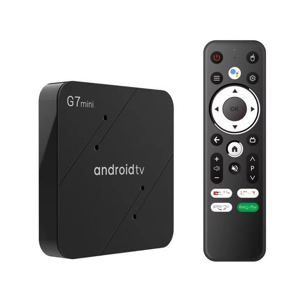 TV Приставка iATV G7 Mini 2/16 (Amlogic 905W2/2Gb/16Gb/Wi-Fi2.4G+5G+100 Mb/USB2.0x2/AV/Mali-G31/HDMI/Bluetooth Пульт Голосове Керування/BT 5.0/Android 354265 фото
