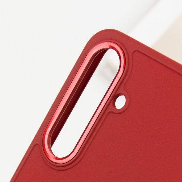 TPU чохол Bonbon Metal Style для Samsung Galaxy S24 Червоний / Red 284973 фото