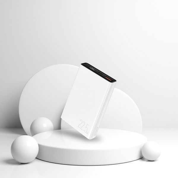 Портативна батарея Proove 10000mAh 22.5W Hyper Flux (PBH120120002) White 327291 фото