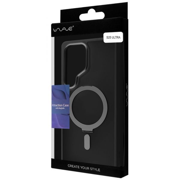 Чохол WAVE Attraction Case with Magnetic Ring Samsung Galaxy S25 Ultra blue 340421 фото