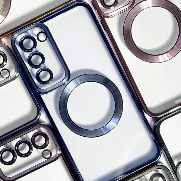 Чохол WAVE Metal Color Case with Magnetic Ring Samsung Galaxy S25 Ultra silver 385567 фото