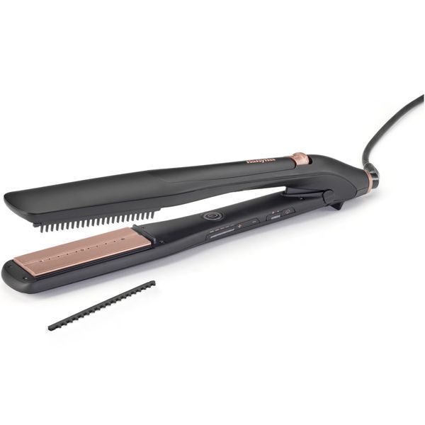 Випрямляч Babyliss Steam Lux Styler, 56Вт, темп.режимов-5, 170-210 &deg;C, термо килимок, кераміка, чорний 389720 фото