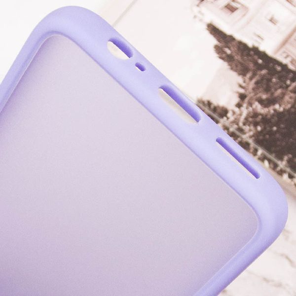 Чохол TPU+PC Lyon Frosted для Xiaomi Redmi Note 9 / Redmi 10X Purple 273512 фото