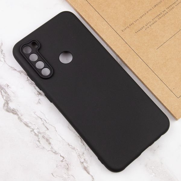 Чохол TPU GETMAN Liquid Silk Full Camera для Xiaomi Redmi Note 8T Чорний / Black 323828 фото