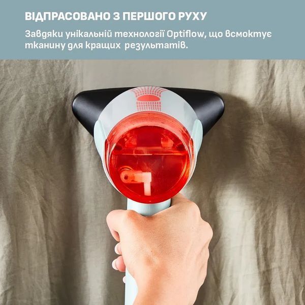 Відпарювач Tefal компактний AeroSteam, 1400Вт, 100мл, постійна пара - 20гр, світло-зелений (DT9814F0) 374659 фото