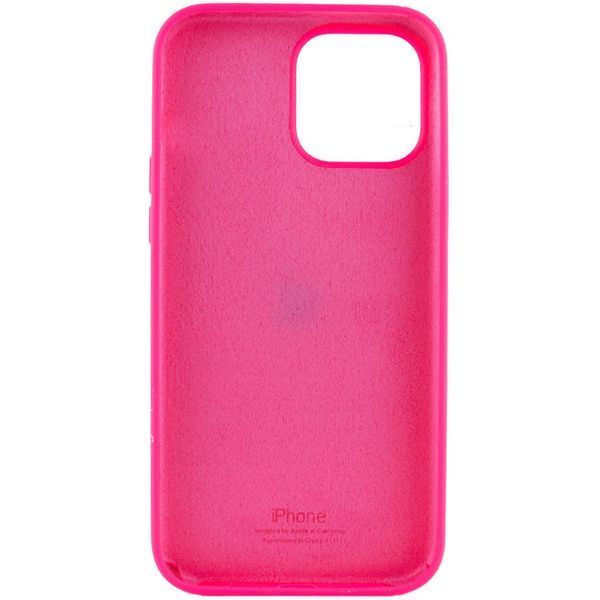Чохол Silicone Case Full Protective (AA) для Apple iPhone 15 Pro (6.1") Рожевий / Barbie pink 276727 фото