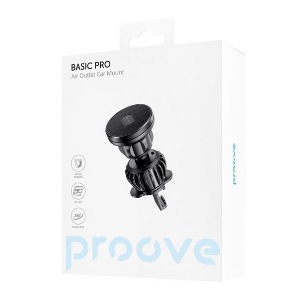 Автомобільний тримач Proove Basic Pro Air Outlet Car Mount (CHBP00000001) Black 287046 фото