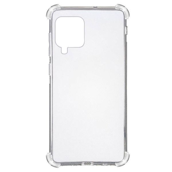TPU чохол GETMAN Ease logo посилені кути для Samsung Galaxy A12 / M12 Безбарвний (прозорий) 211838 фото