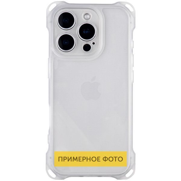 Чохол TPU CrossBody with straps для Apple iPhone 16e (6.1") Transparent 359091 фото