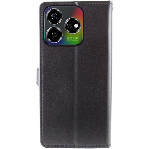 Шкіряний чохол-книжка GETMAN Gallant (PU) для ZTE Nubia V60 Чорний 358687 фото