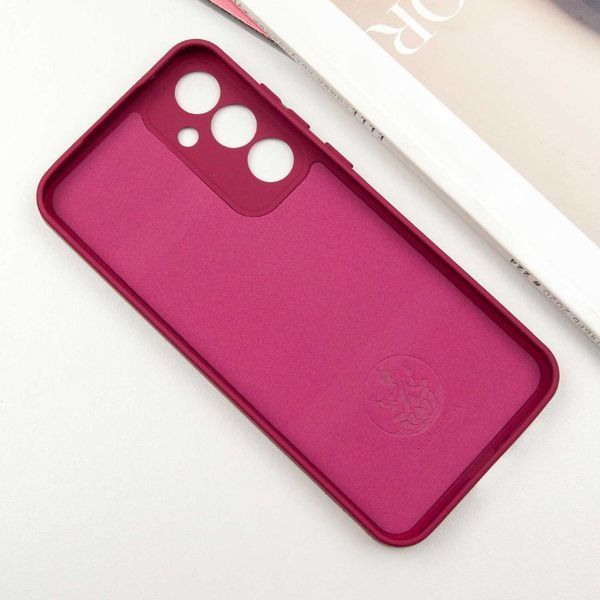 Чохол Silicone Cover Lakshmi Full Camera (A) для Samsung Galaxy S24 Бордовий / Marsala 283912 фото