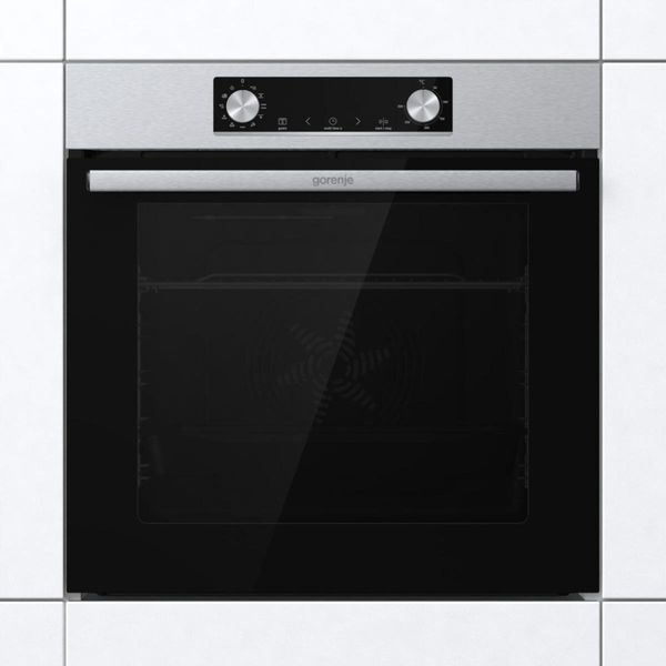 Духова шафа Gorenje електрична, 77л, A+, дисплей, нерж (BO6735E02X) 363064 фото