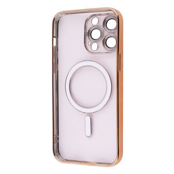 Чохол Metal Matte Case with Magnetic Ring iPhone 13 Pro gold 387408 фото