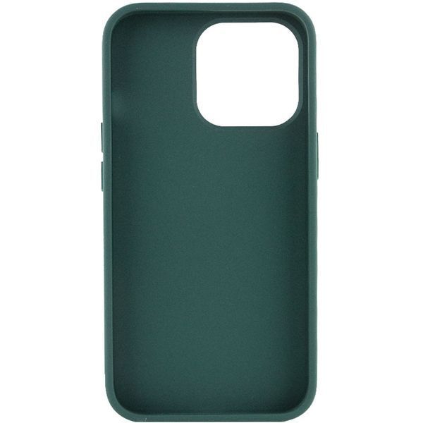 TPU чохол Bonbon Metal Style для Apple iPhone 14 Pro (6.1") Зелений / Pine green 257179 фото