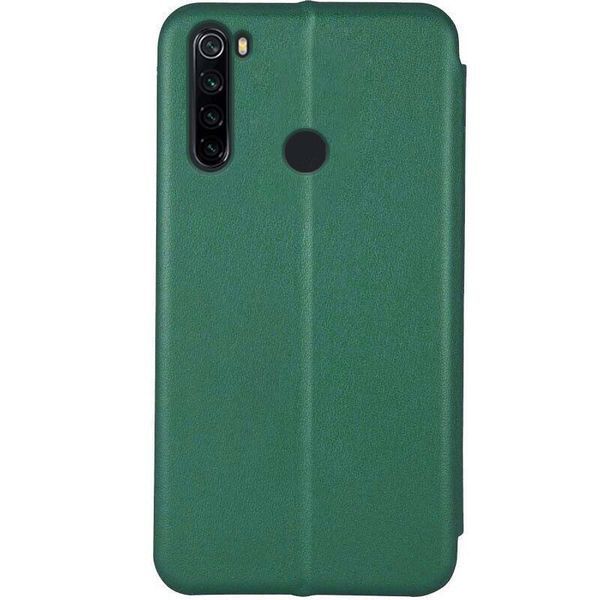 Шкіряний чохол (книжка) Classy для Xiaomi Redmi Note 8 / Note 8 2021 Зелений 348450 фото