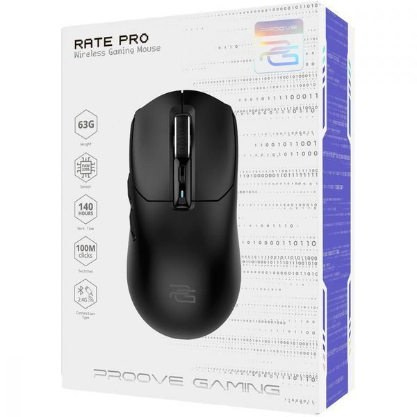 Бездротова ігрова миша Proove Gaming Rate Pro (WMRP00022002) white 346316 фото