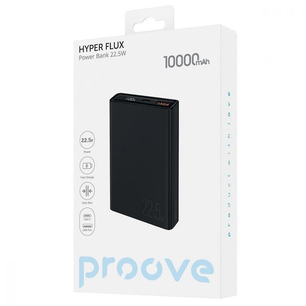 Портативна батарея Proove 10000mAh 22.5W Hyper Flux (PBH120120002) White 327291 фото