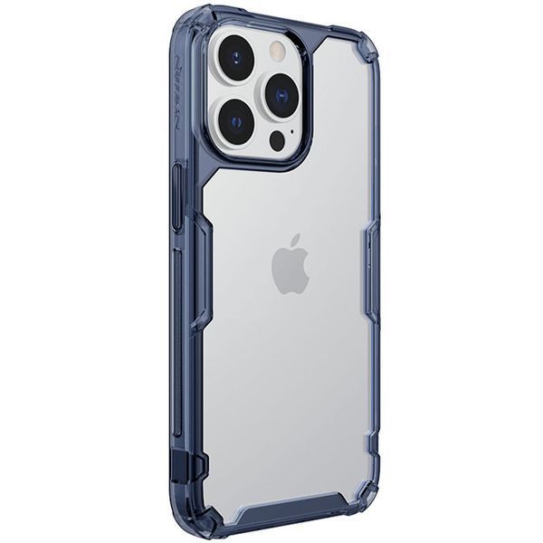 TPU чохол Nillkin Nature Pro Series для Apple iPhone 13 Pro Max (6.7") Синій (прозорий) 222138 фото