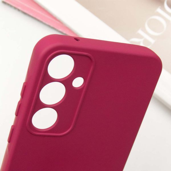 Чохол Silicone Cover Lakshmi Full Camera (A) для Samsung Galaxy S24 Бордовий / Marsala 283912 фото