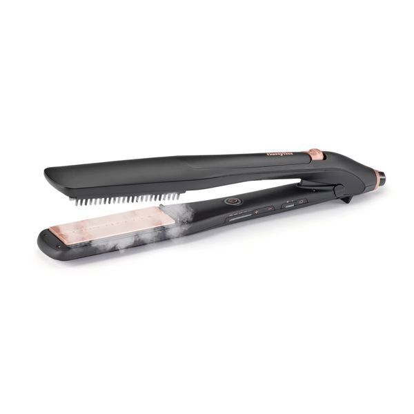 Випрямляч Babyliss Steam Lux Styler, 56Вт, темп.режимов-5, 170-210 &deg;C, термо килимок, кераміка, чорний 389720 фото
