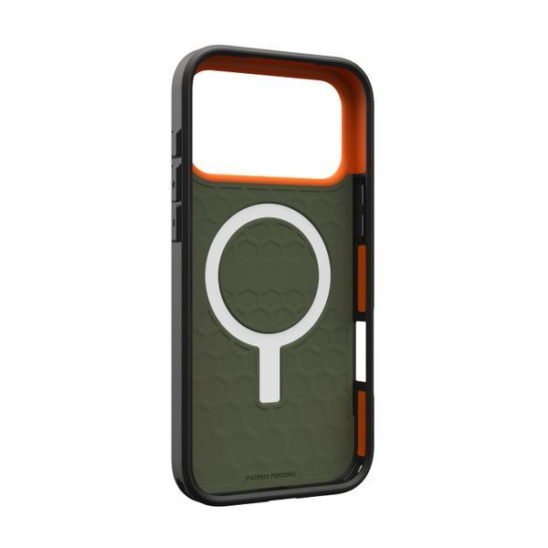Чохол UAG для iPhone 17 Pro Max, Civilian MagSafe, Olive/Orange (114546119797) 402152 фото