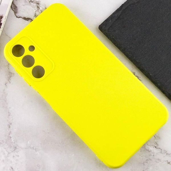 Чохол TPU GETMAN Liquid Silk Full Camera для Samsung Galaxy A14 4G/5G Жовтий / Flash 397548 фото