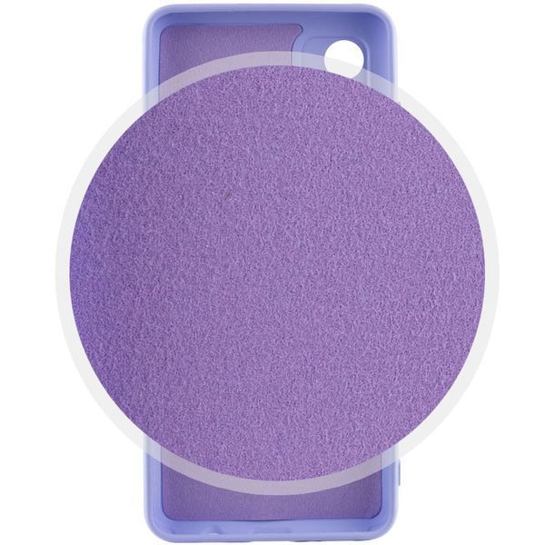 Чохол Silicone Cover Lakshmi Full Camera (A) для Oppo A38 / A18 Бузковий / Dasheen 285189 фото
