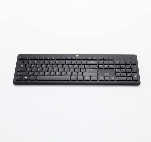 Клавіатура мембранна HP 230, 106key, WL, EN/UK, чорний (3L1E7AA) 365347 фото