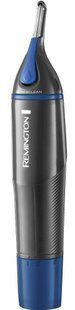 Тример Remington Nano Series, для носа та вух, ААх1, насадок-3, сталь, чорно-синій (NE3850) 371937 фото