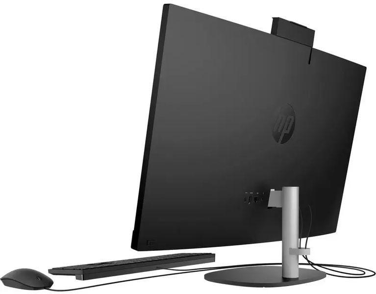 Комп'ютер персональний моноблок HP All-in-One 27" FHD IPS AG, Intel i5-1335U, 16GB, F512GB, UMA, WiFi, кл+м, DOS, чорний (A45E0EA) 368276 фото