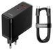 Зарядний Пристрій Baseus GaN5 Pro Fast Charger C+U 100W (Cable Type-C to Type-C 100W(20V/5A) 1m) CCGP090201 Black 268158 фото 2