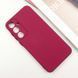 Чохол Silicone Cover Lakshmi Full Camera (A) для Samsung Galaxy S24 Бордовий / Marsala 283912 фото 2