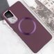 TPU чохол Bonbon Metal Style with MagSafe для Samsung Galaxy A25 5G Бордовий / Plum 316871 фото 4