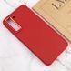 TPU чохол Bonbon Metal Style для Samsung Galaxy S24 Червоний / Red 284973 фото 4