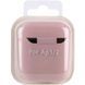Силіконовий футляр з мікрофіброю для навушників Airpods 1/2 Рожевий / Pink Sand 202000 фото 5