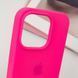 Чохол Silicone Case Full Protective (AA) для Apple iPhone 15 Pro (6.1") Рожевий / Barbie pink 276727 фото 7