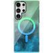 Чохол TPU Shiny Mountain (MagFit) для Samsung Galaxy S24 Ultra Green / Blue 377614 фото 1