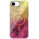 Чохол TPU Shiny Mountain (MagFit) для Apple iPhone 16e (6.1") Yellow / Pink 357063 фото 1